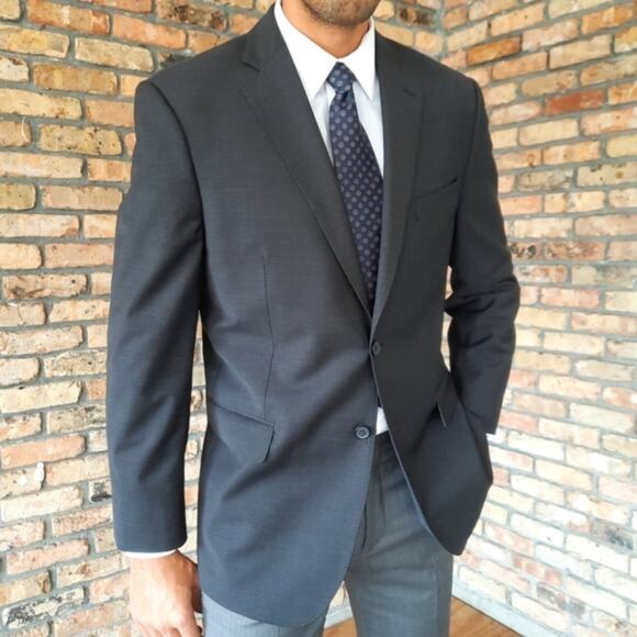 Brooks Brothers Mens Explorer Madison Fit Wool Blend Blazer Suit Jacket Size 42R - Picture 1 of 13